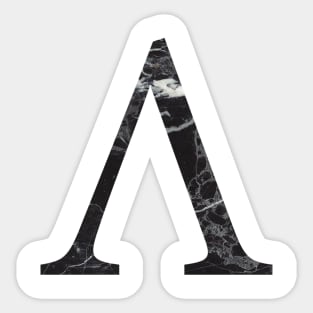 Marble Lambda Sticker